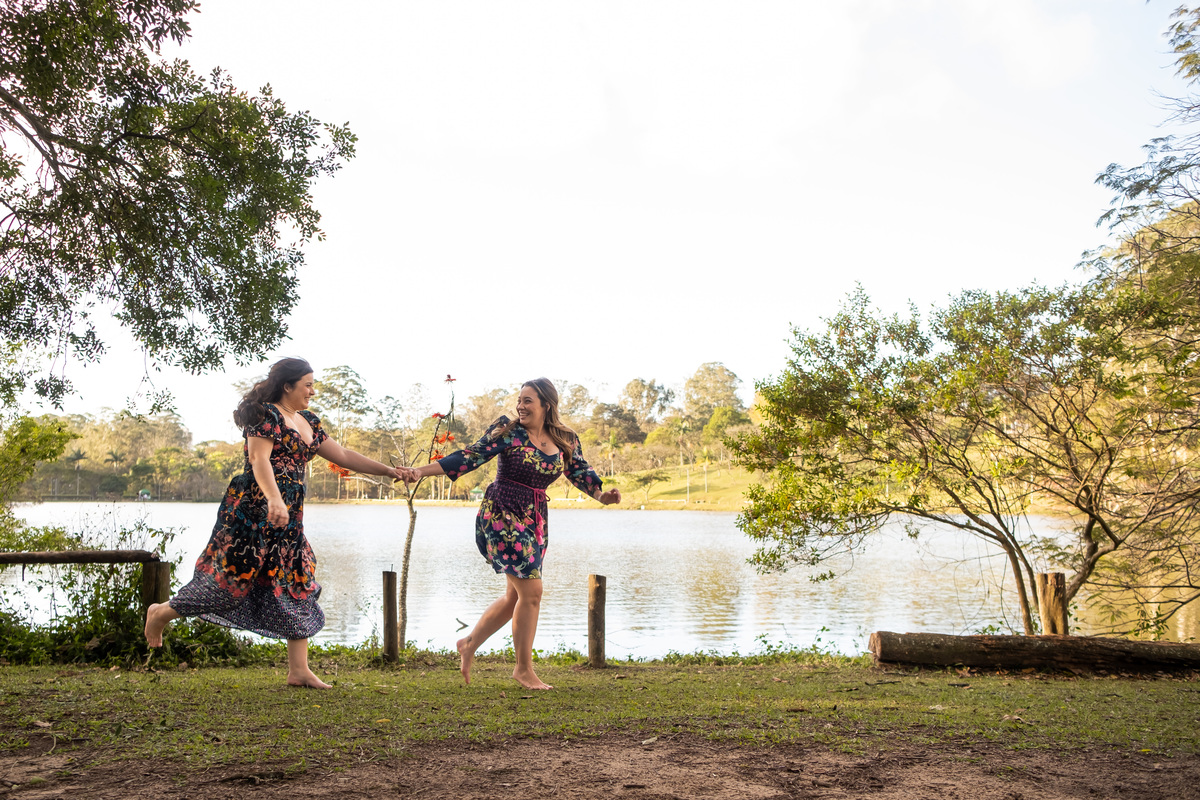 Ensaio Pre Wedding no Parque do Carmo realizado na Festa das Cerejeiras da Tamara e da Lorena