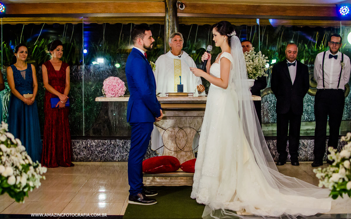 Sitio Mon Chale com os votos de casamento lindo