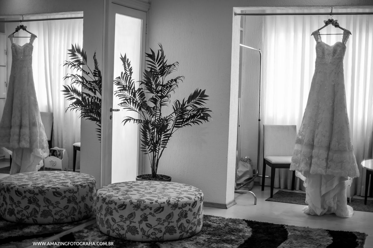 Jacques Janine onde penduramos o vestido da Nova Noiva da Marcela