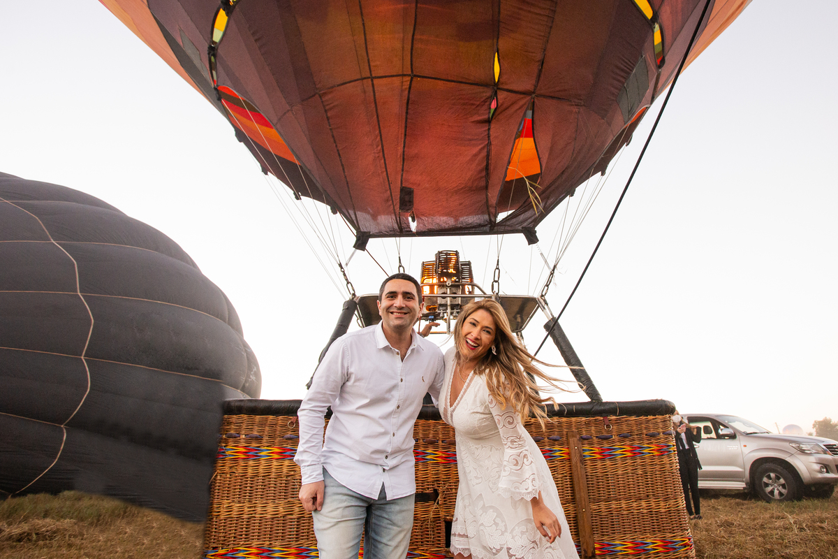 Ensaio nos Balões de Boituva da Edilaine e do Fabio 