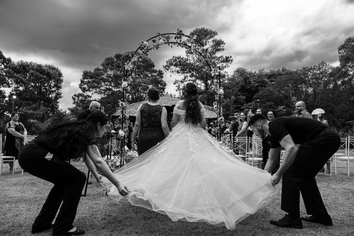 Casamento no Recanto dos Passaros em Hortolândia da Mariana e do Luciano