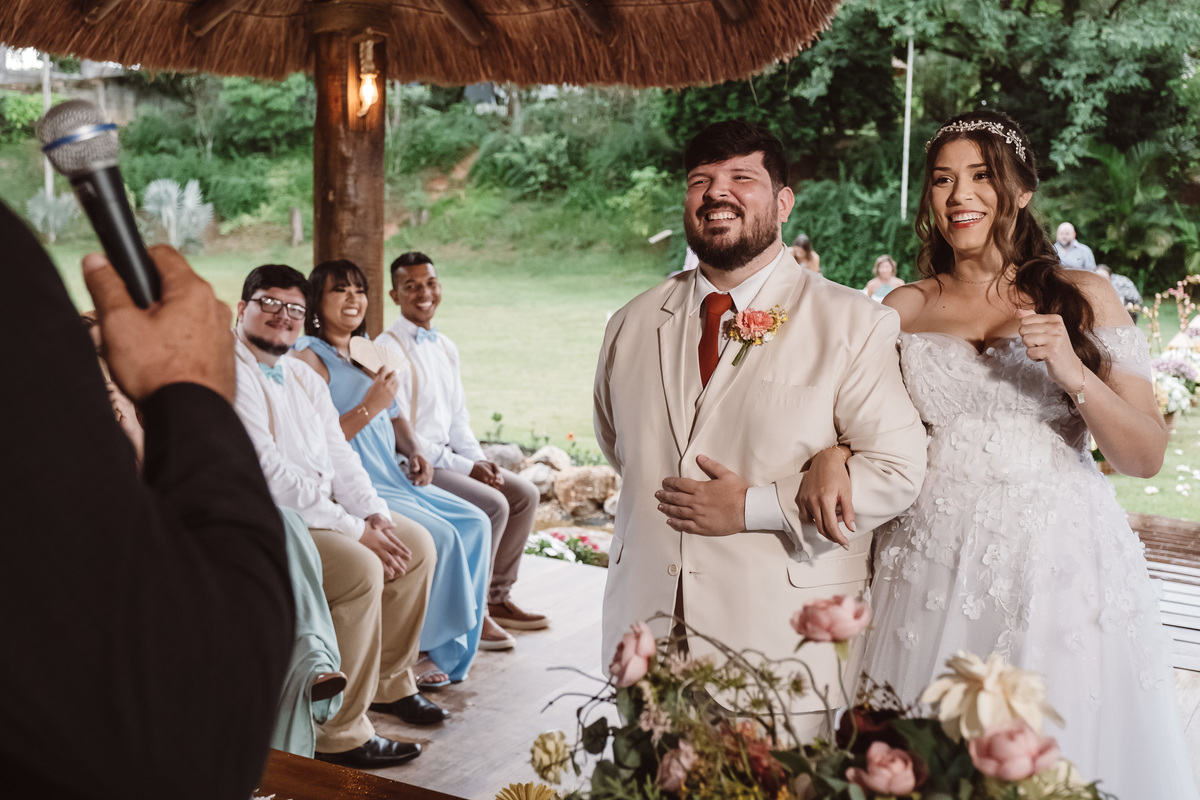 Casamento no Recanto dos Passaros em Hortolândia da Mariana e do Luciano