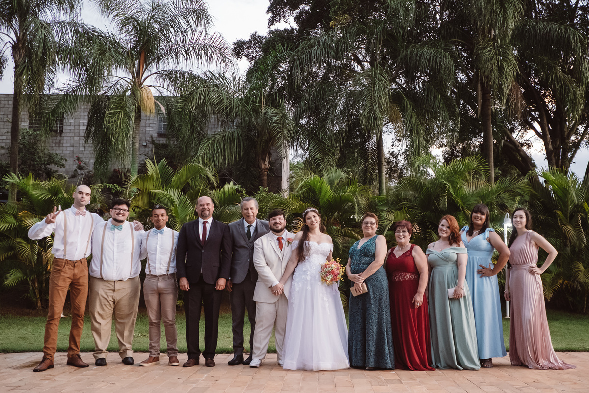 Casamento no Recanto dos Passaros em Hortolândia da Mariana e do Luciano
