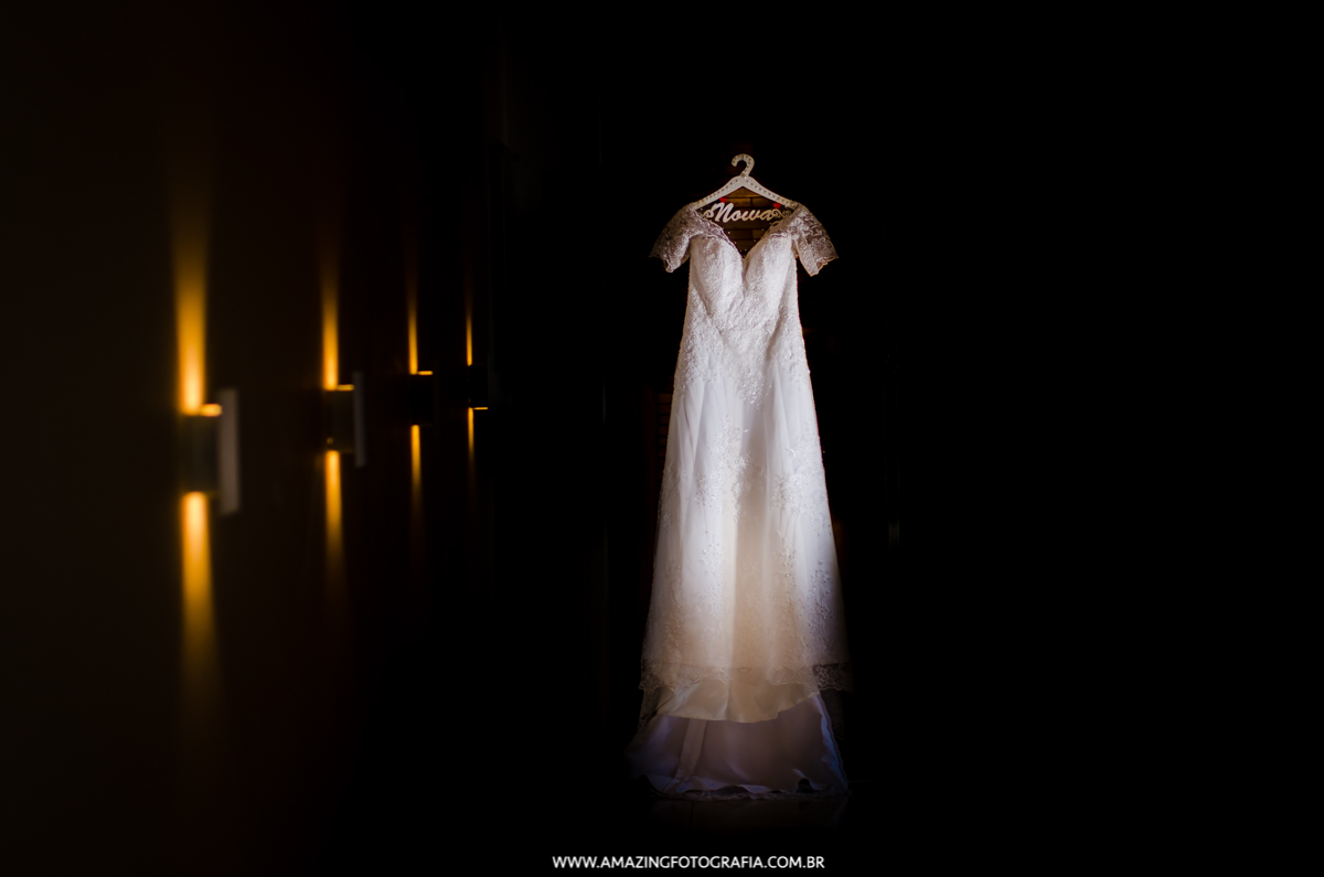 Vestido de Noiva Casamento Tais e Leandro  no Studio F Hair