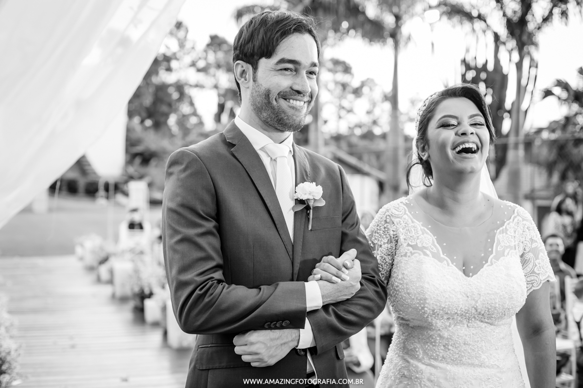 Fotografia de Casamento com muita Emoção no Casamento de Tais e Leandro