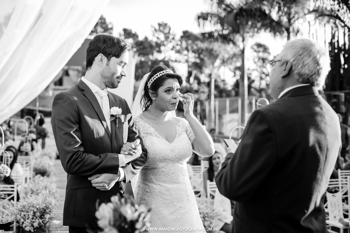 Emoção na Cerimonia realizada na Chácara Torres