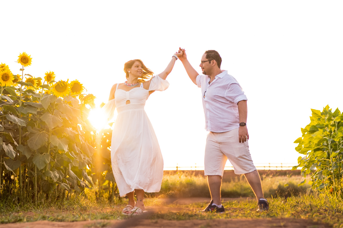 Ensaio Pre Wedding em Holambra da Milena e do Renato