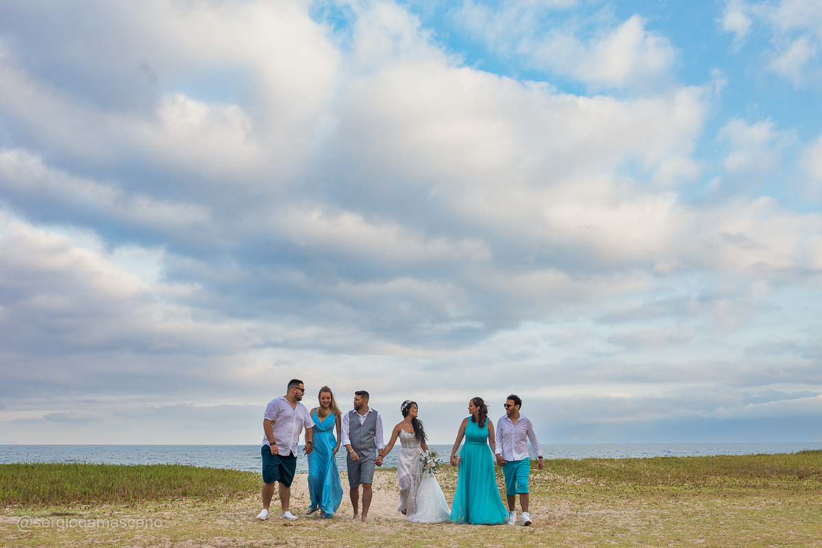 Casamento na Mansão do Capricornio em Caraguatatuba da Cleide e do Rafael