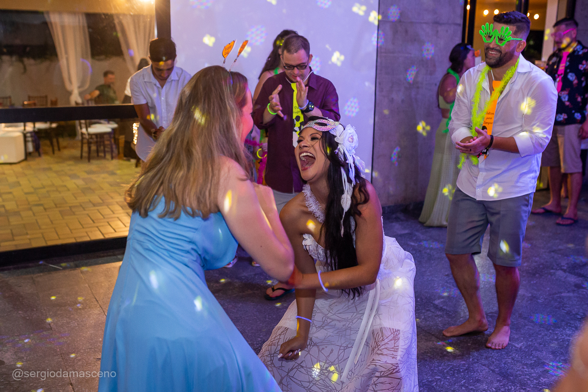 Casamento na Mansão do Capricornio em Caraguatatuba da Cleide e do Rafael