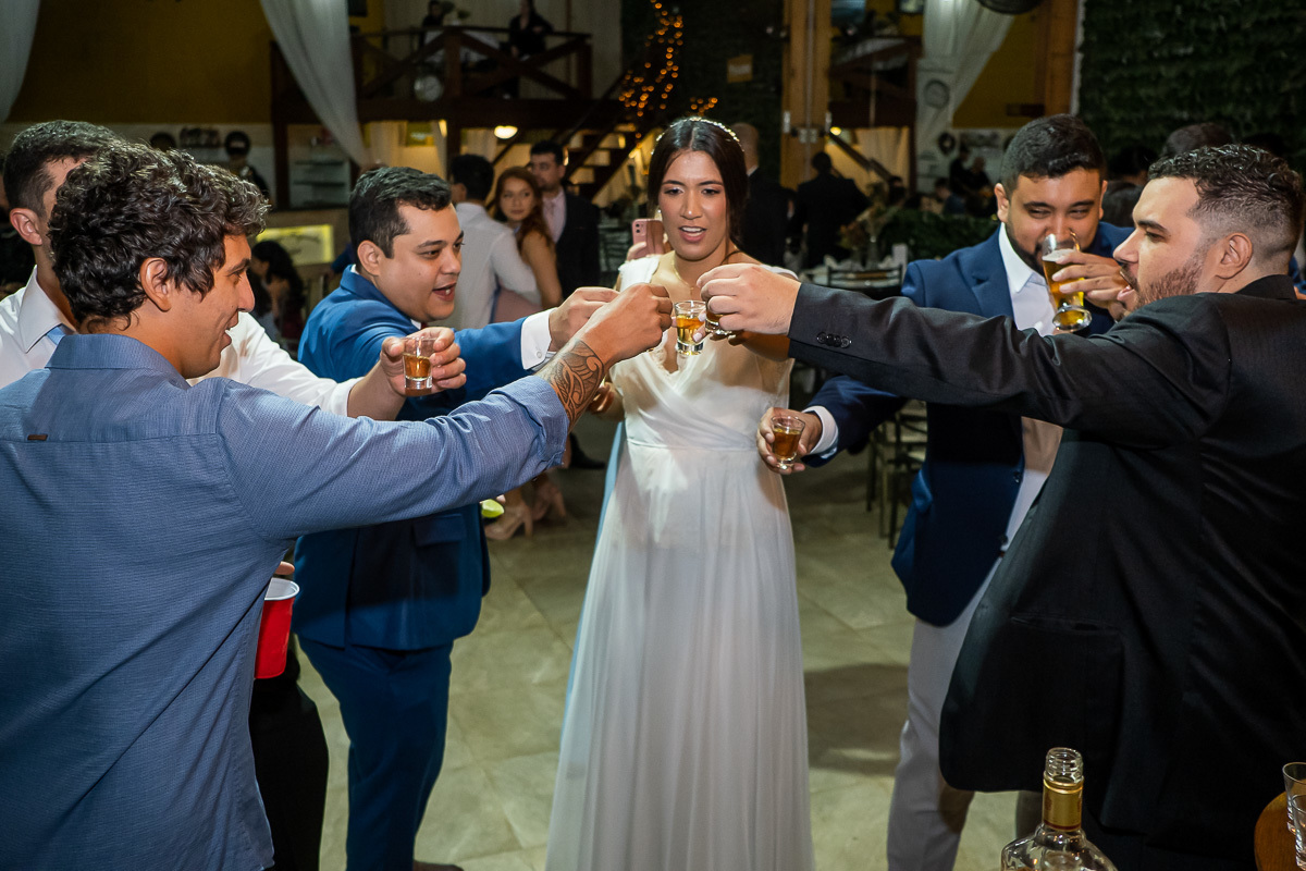 Casamento no Buffet Fagundes em Santo Andre da Bruna e do Lucas