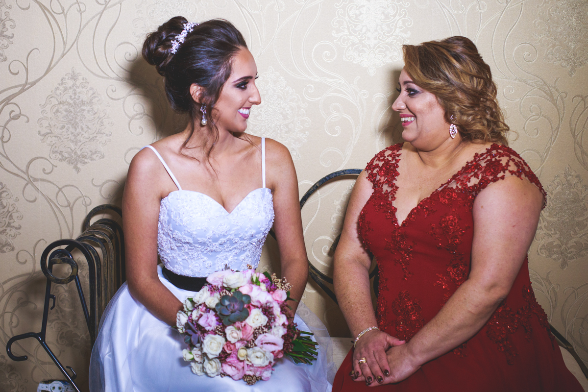 Mae e noiva em um dia de sonhos em Mairipora