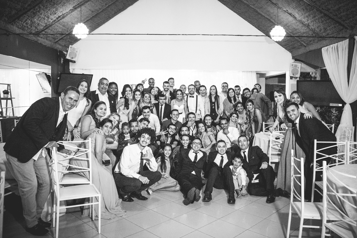 Foto da galera no Buffet Alpes Serrano