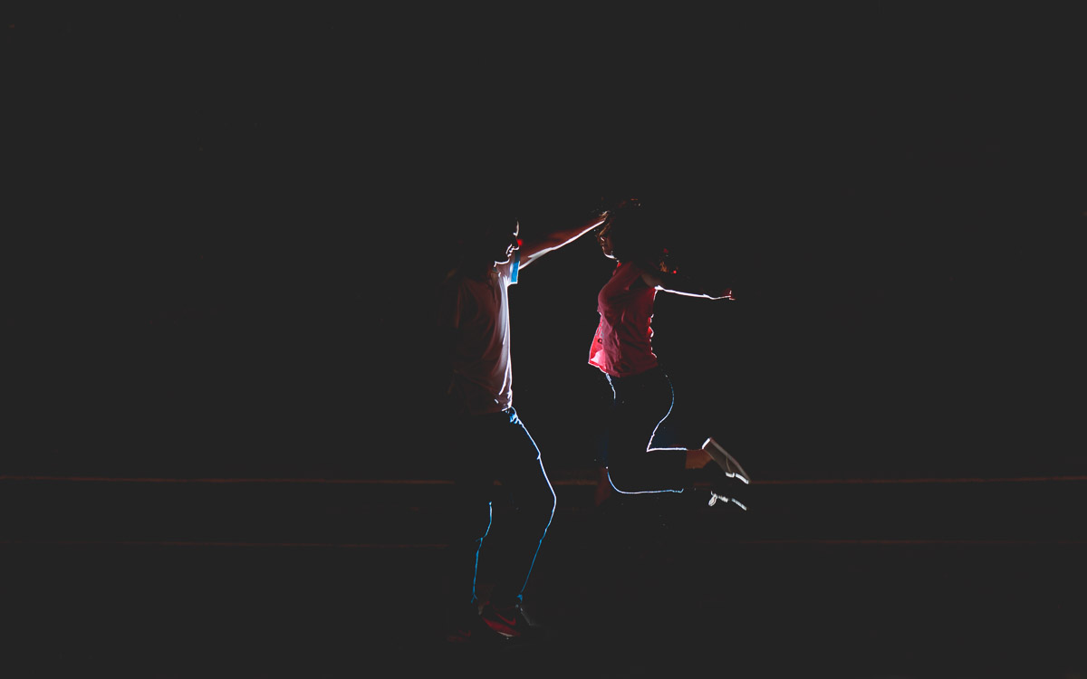 Ensaio de Casais com flahs feito na Avenida Paulista em São Paulo