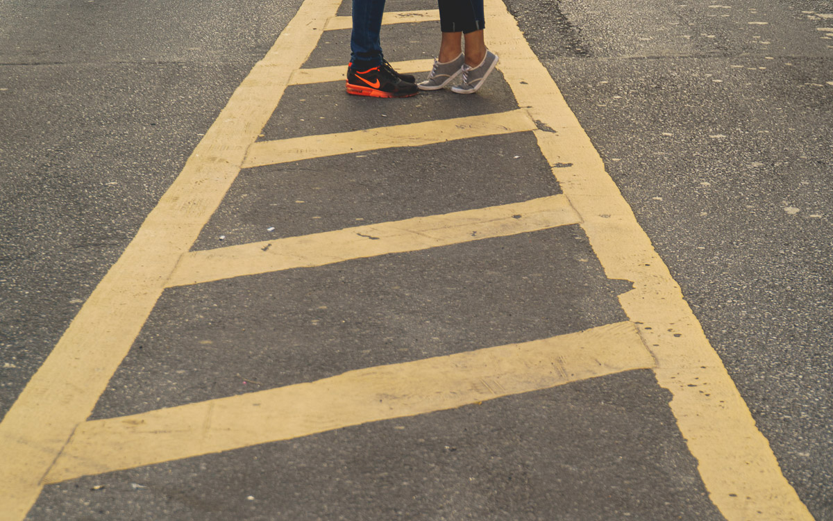 Ensaio de Casais realizado na Avenida Paulista