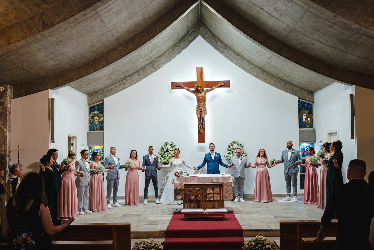 Casamento da Jessica e do Renan na Capela da Fei em São Bernardo do Campo