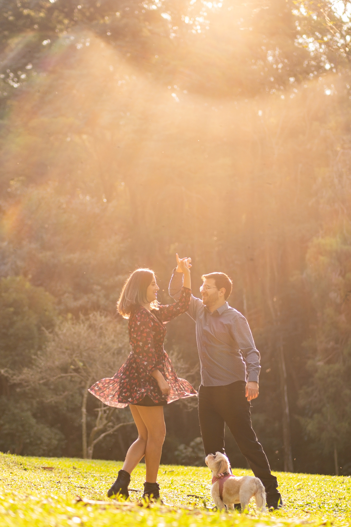  ensaio pre Wedding da Camila e do Noel feito no Parque do Carmo