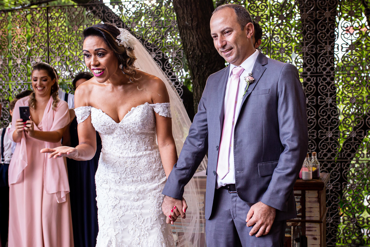 Casamento lindo da Katia e do Areovaldo realizado no Buffet Capricho na zona norte de São Paulo. 