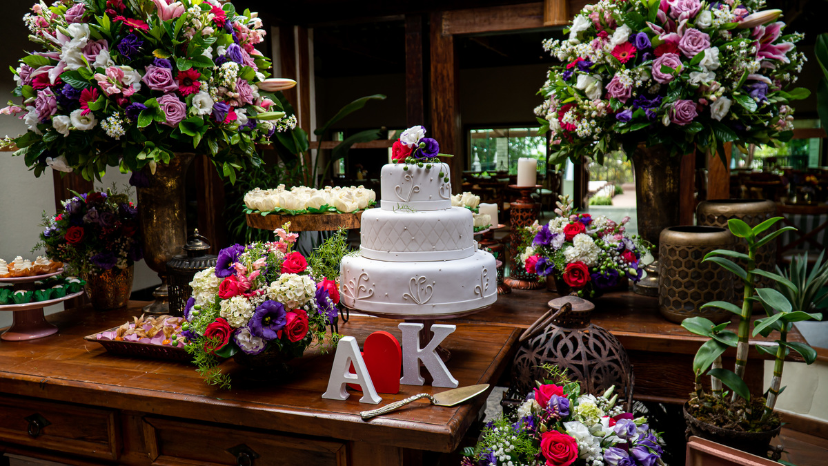 Casamento lindo da Katia e do Areovaldo realizado no Buffet Capricho na zona norte de São Paulo. 