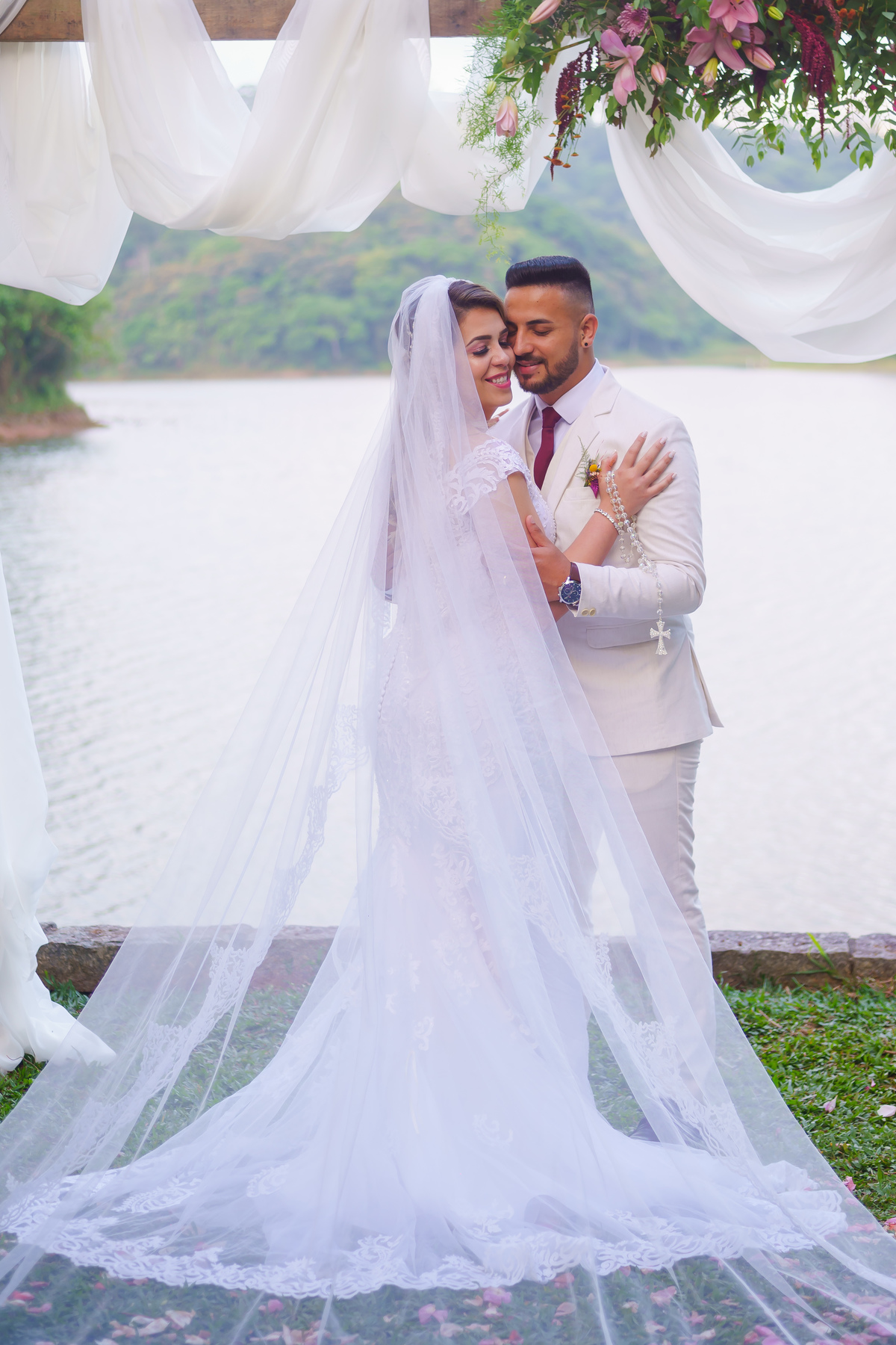 Casamento no Dieters lago da Jani e do Tino