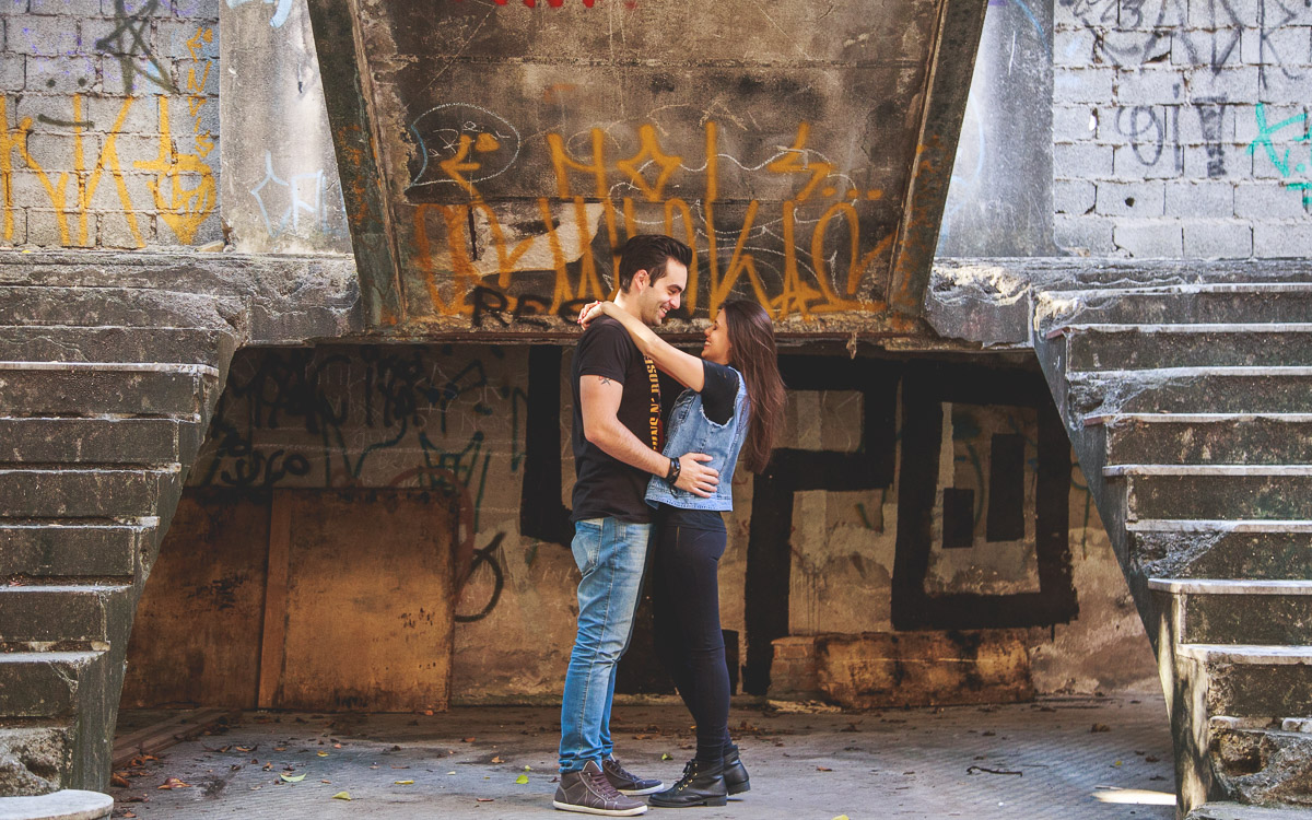 Ensaio de Casais realizado na Vila Maria Zelia em São Paulo