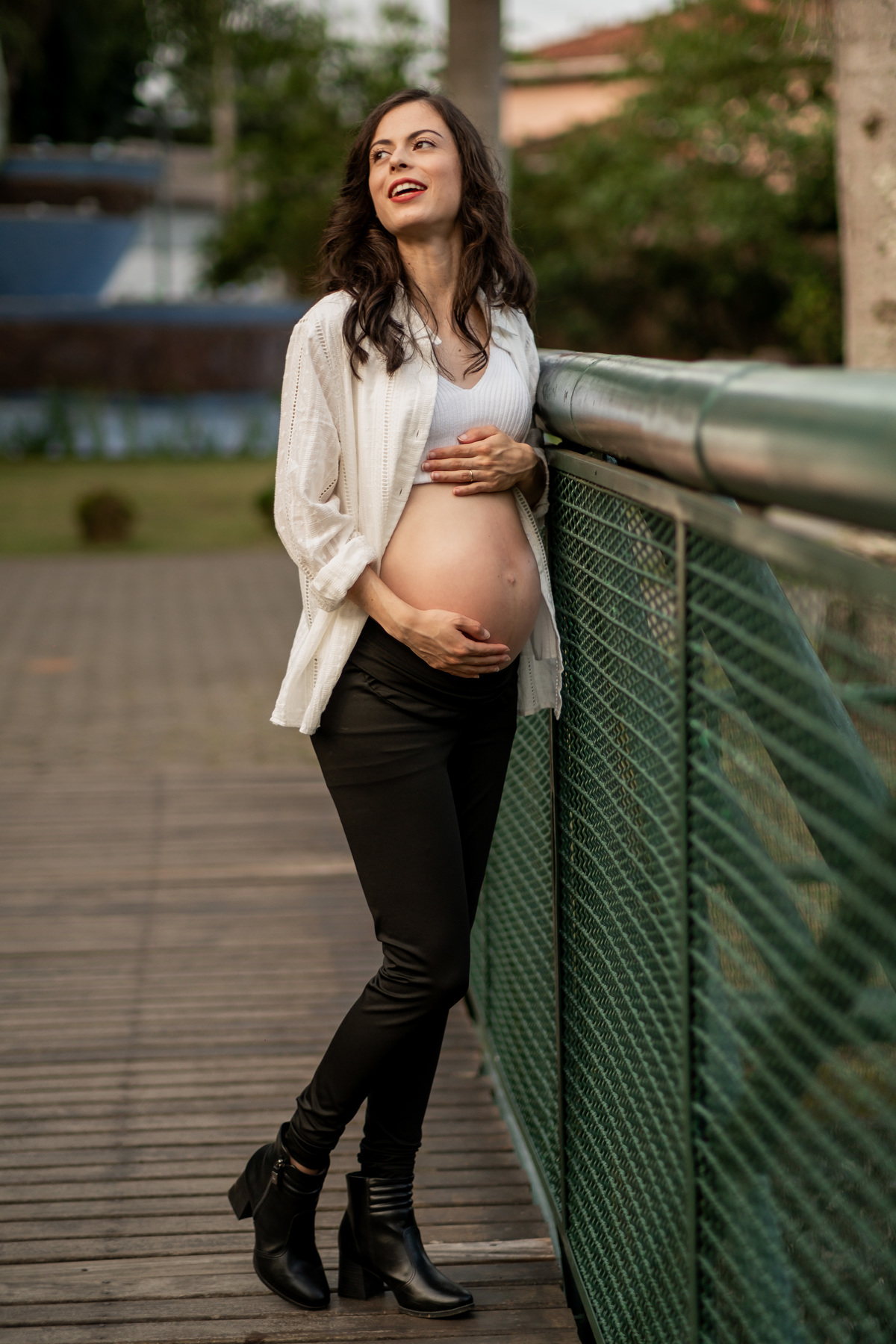 Ensaio de Gestante da Andressa e do Sulivan realizado na cidade de Guararema