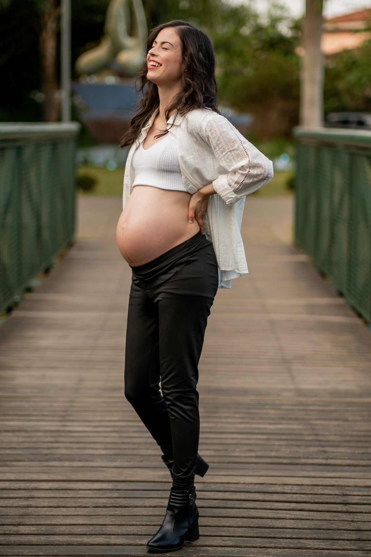 Ensaio de Gestante da Andressa e do Sulivan realizado na cidade de Guararema