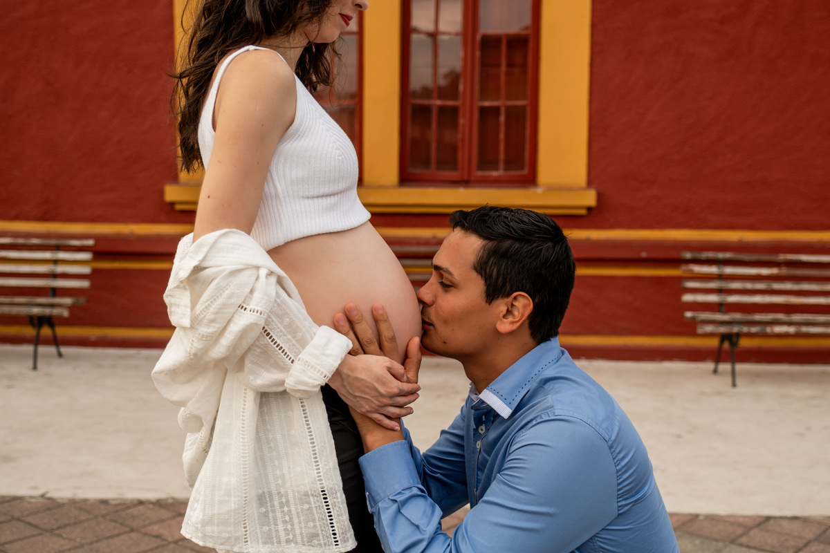 Ensaio de Gestante da Andressa e do Sulivan realizado na cidade de Guararema