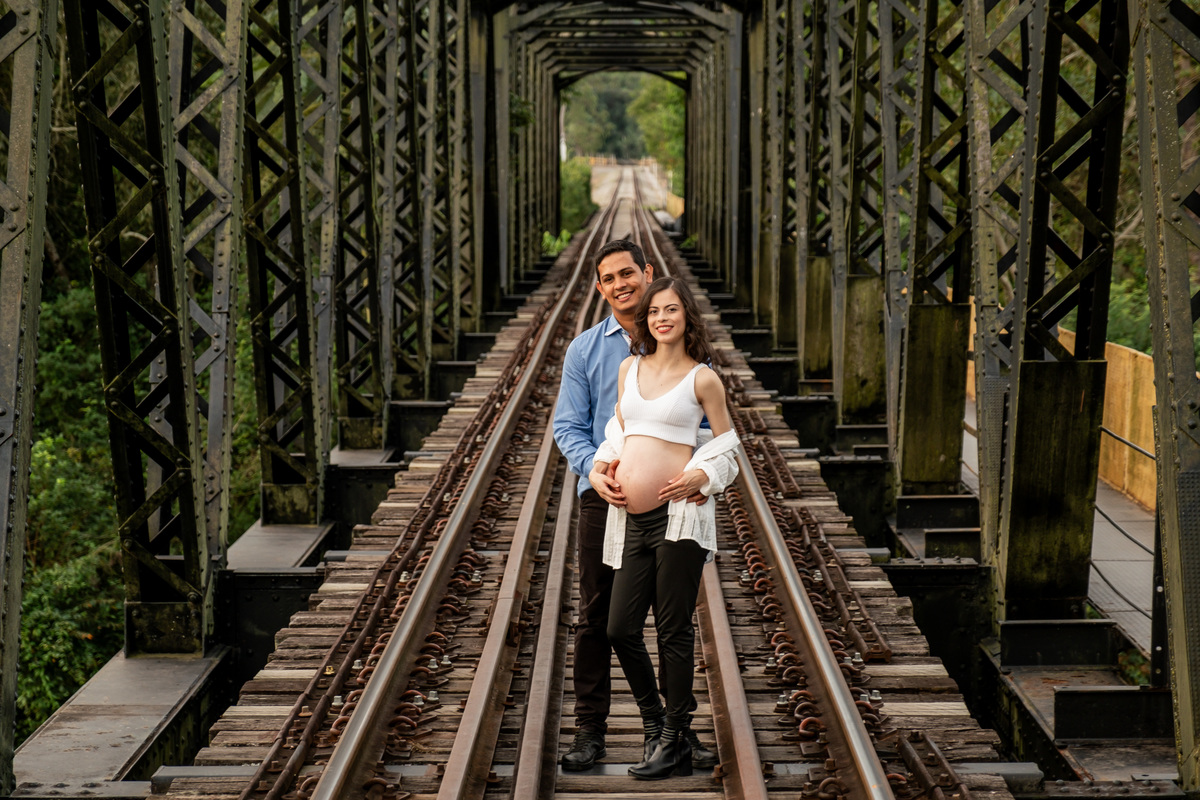 Ensaio de Gestante da Andressa e do Sulivan realizado na cidade de Guararema