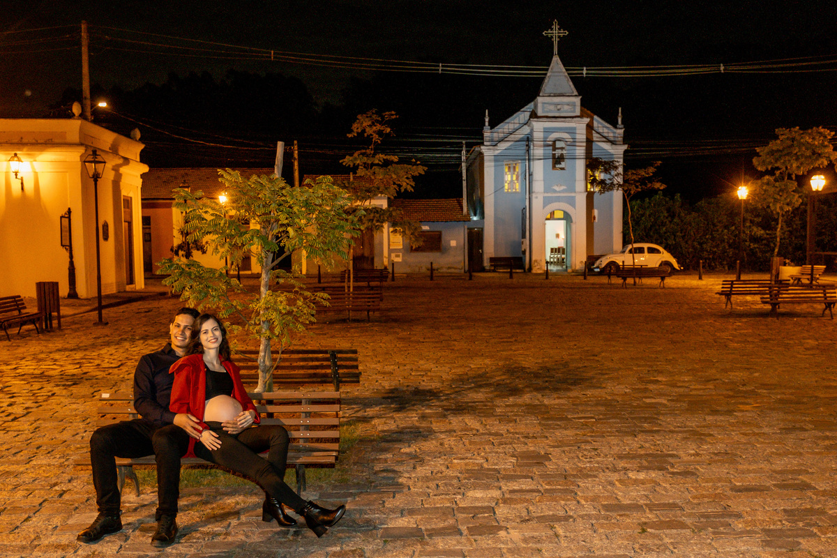 Ensaio de Gestante da Andressa e do Sulivan realizado na cidade de Guararema