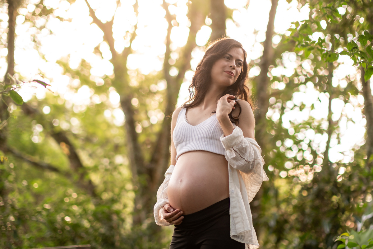 Ensaio de Gestante da Andressa e do Sulivan realizado na cidade de Guararema