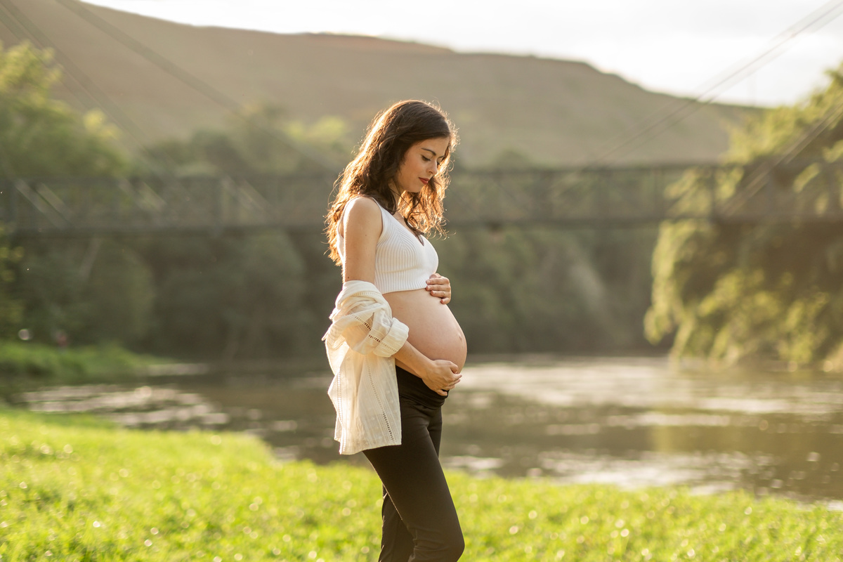 Ensaio de Gestante da Andressa e do Sulivan realizado na cidade de Guararema