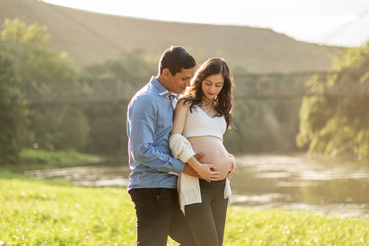 Ensaio de Gestante da Andressa e do Sulivan realizado na cidade de Guararema