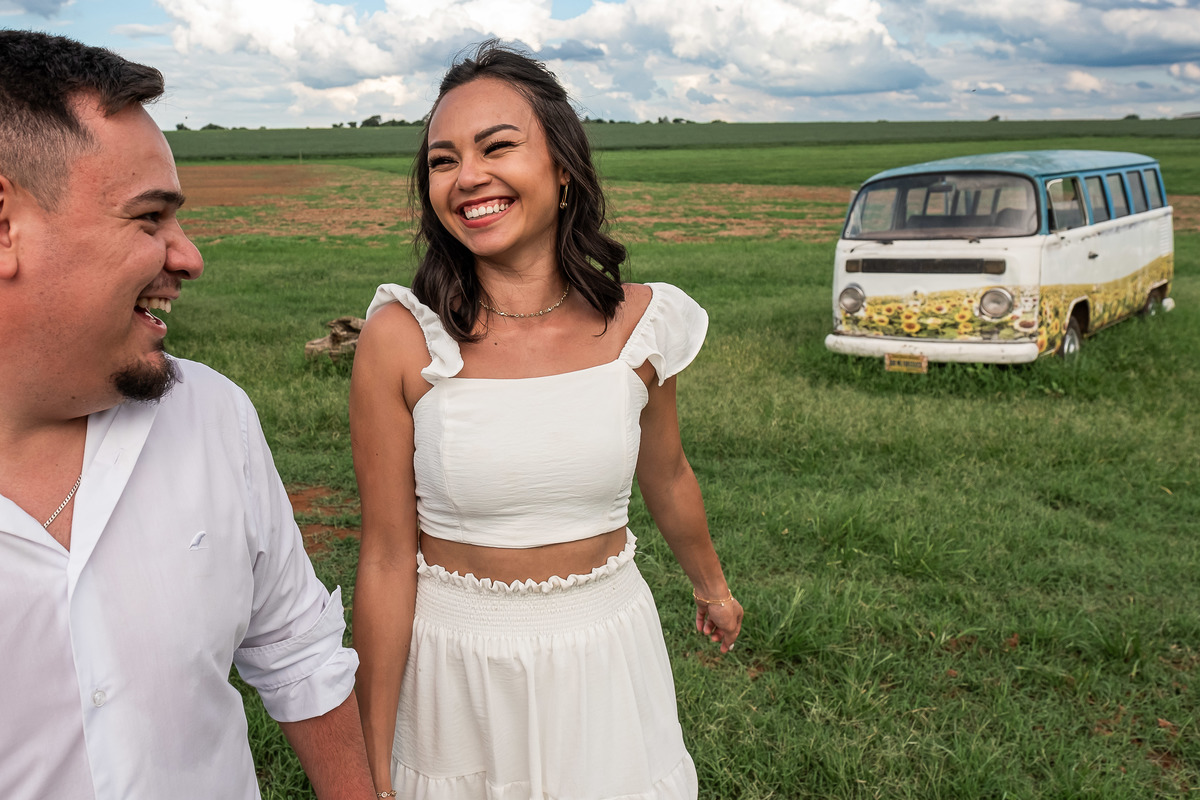 Ensaio Pre Wedding realizado em Holambra da Andressa e do Murilo