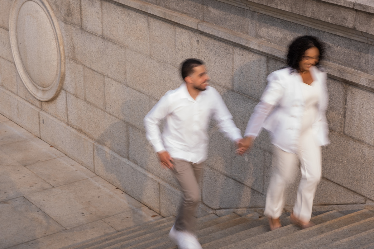 Ensaio Pre Wedding realizado no Museu do Ipiranga da Gleice e do Vinicius