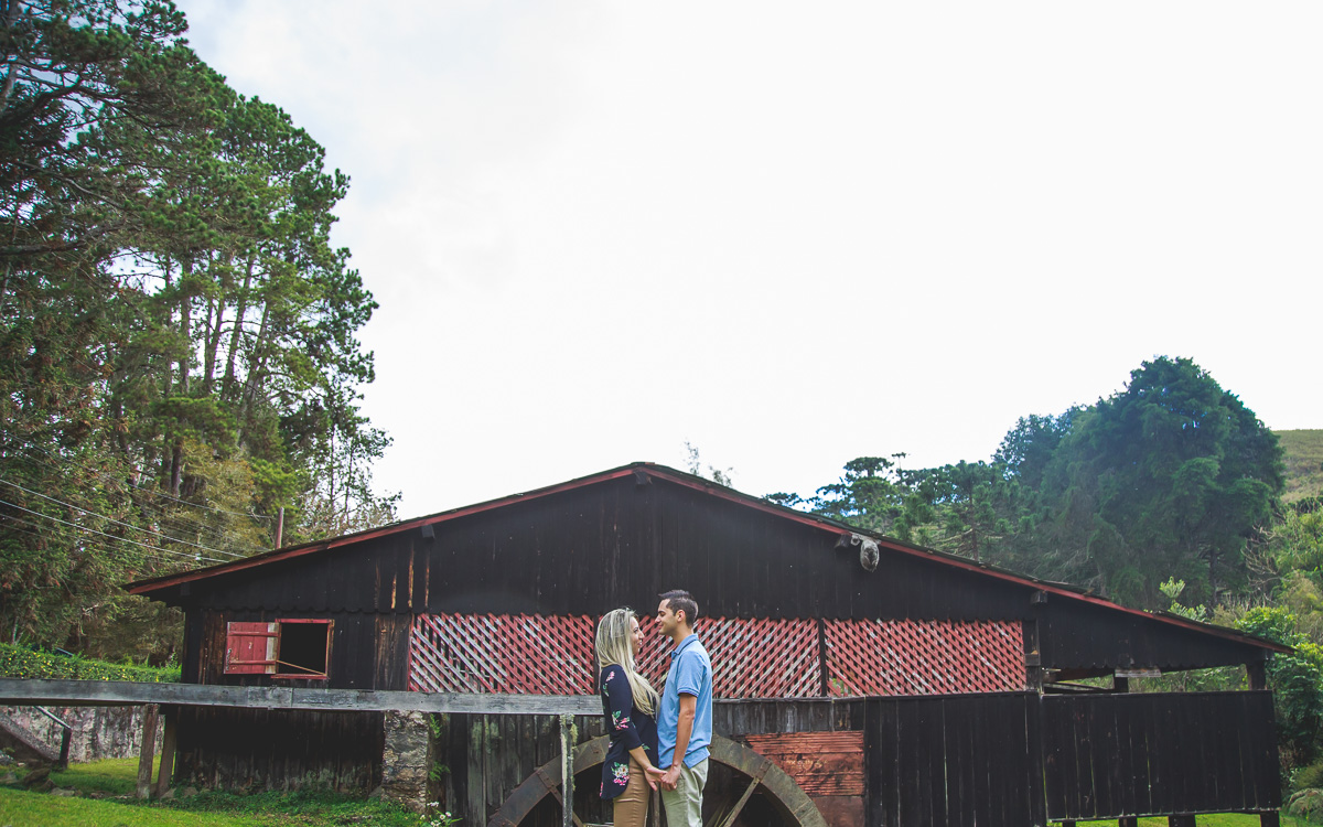 Campos do Jordão foi o local do ensaio da Patricia e do Gilmar