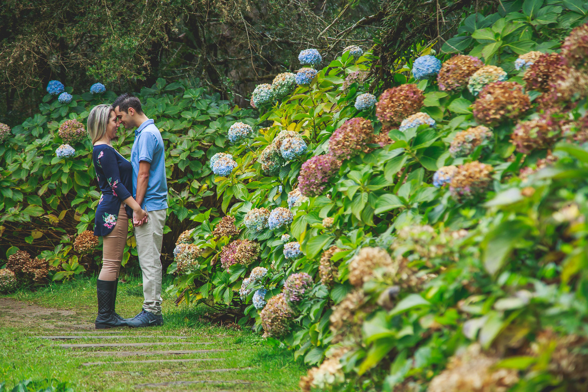 Patricia e Gilmar em seu Book de Casamento realizado na cidade de Campos do Jordão