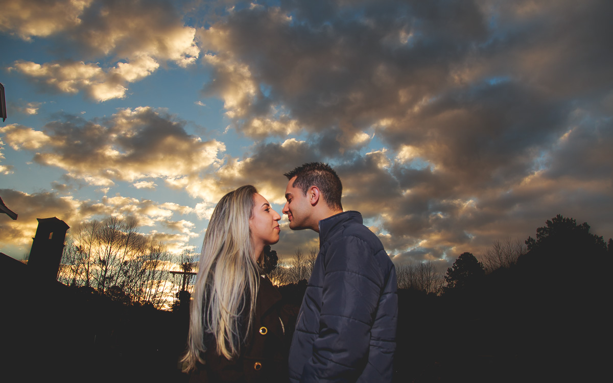 Patricia e Gilmar em seu Ensaio de Casais realizado na cidade de Campos do Jordão