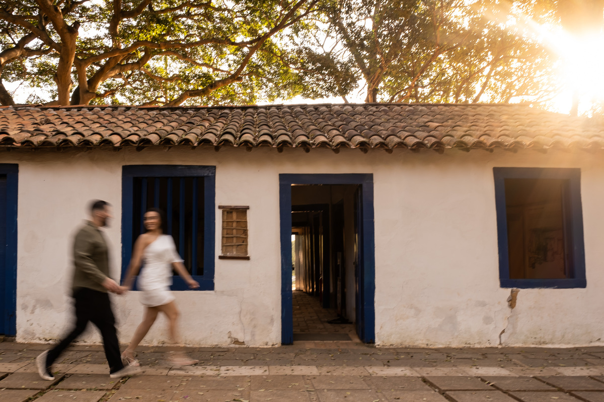 Ensaio Pre Wedding realizado no Parque da Independência da Ana e do Lucas