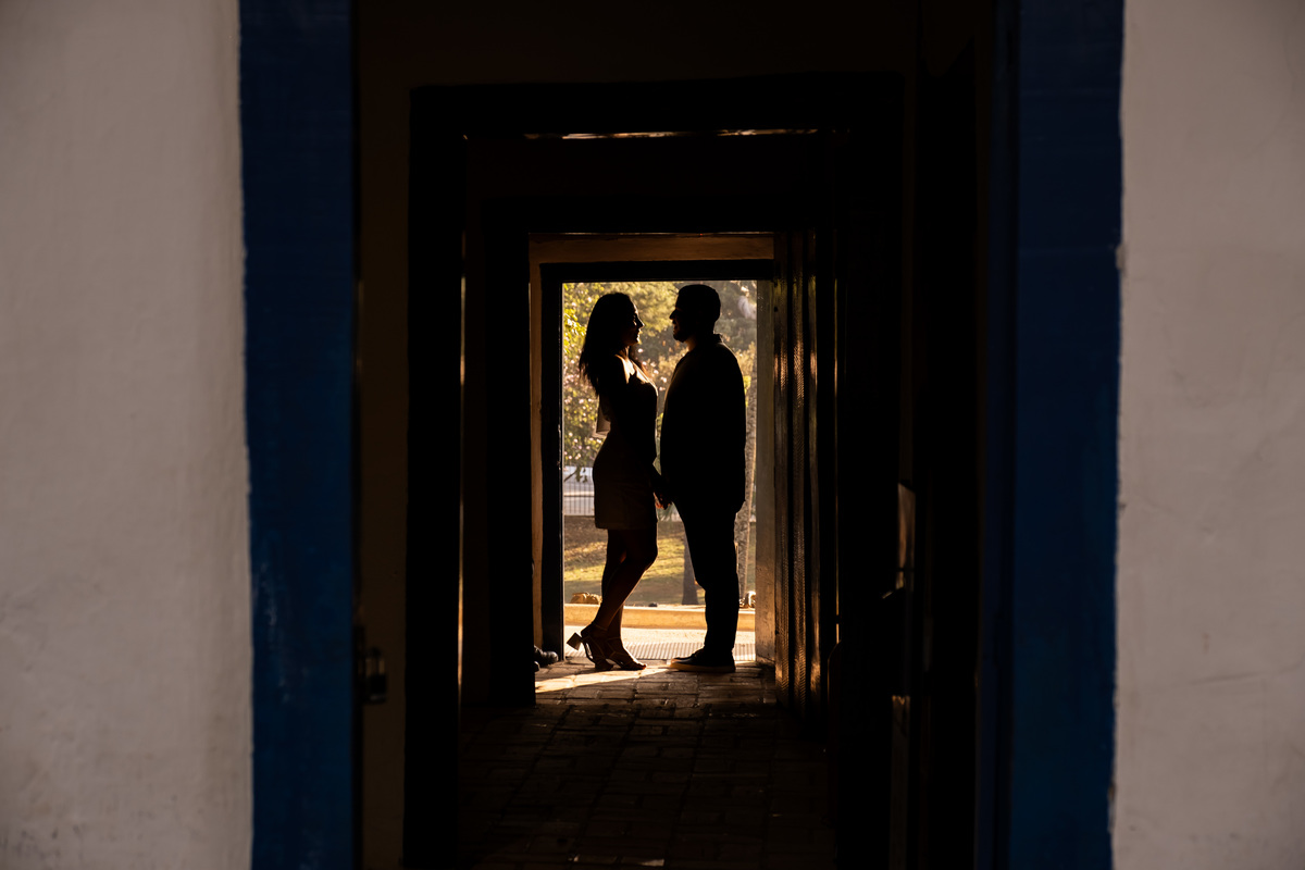 Ensaio Pre Wedding realizado no Parque da Independência da Ana e do Lucas