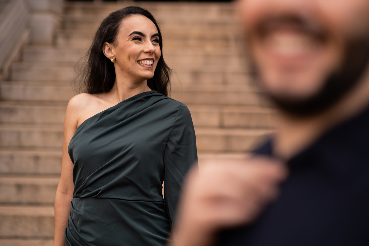 Ensaio Pre Wedding realizado no Parque da Independência da Ana e do Lucas