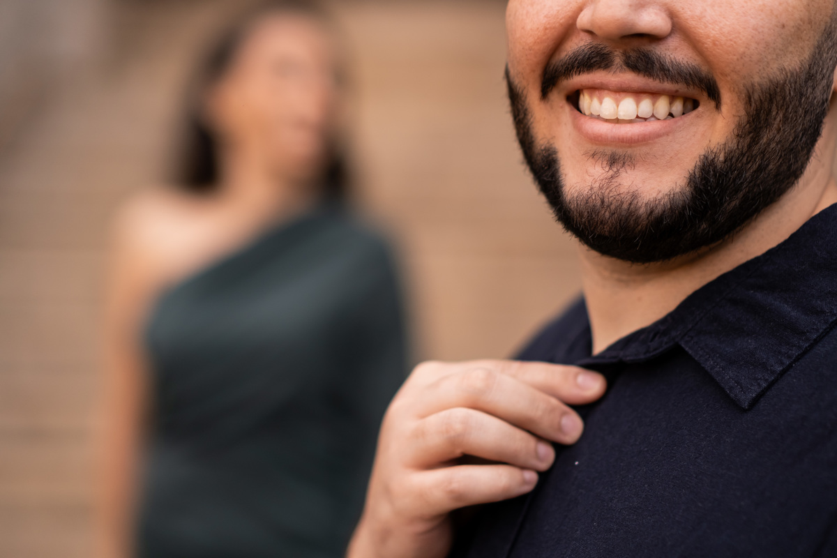 Ensaio Pre Wedding realizado no Parque da Independência da Ana e do Lucas