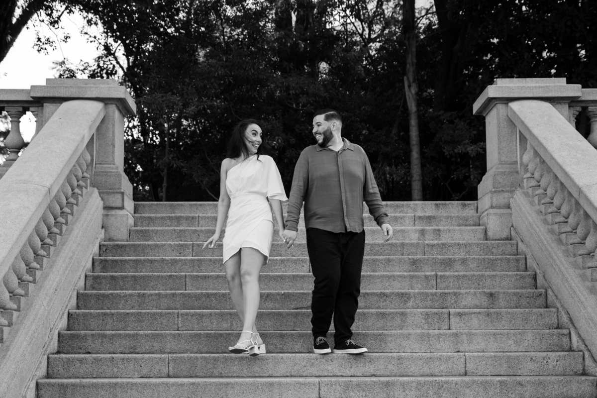 Ensaio Pre Wedding realizado no Parque da Independência da Ana e do Lucas