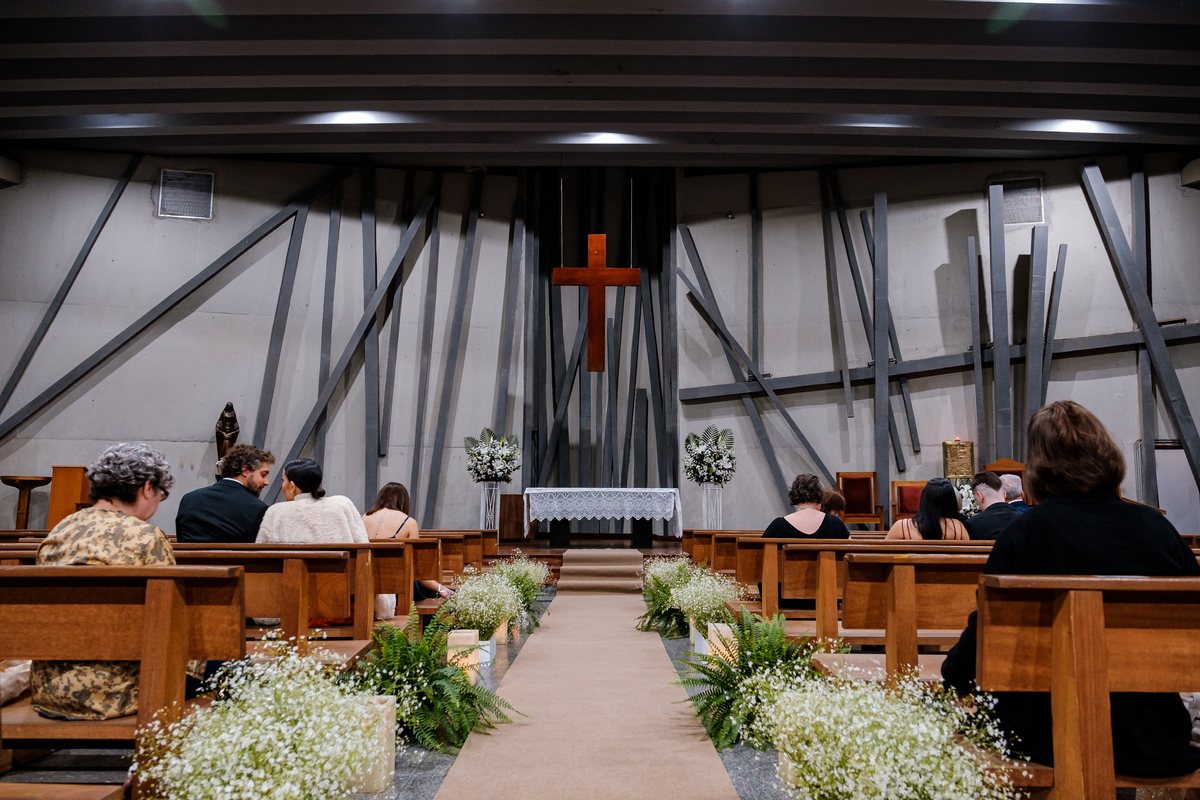 Casamento realizado na Igreja da Cruz Torta em Pinheiros e com Recepção no Espaço Armazem da Gabriela e do Murillo