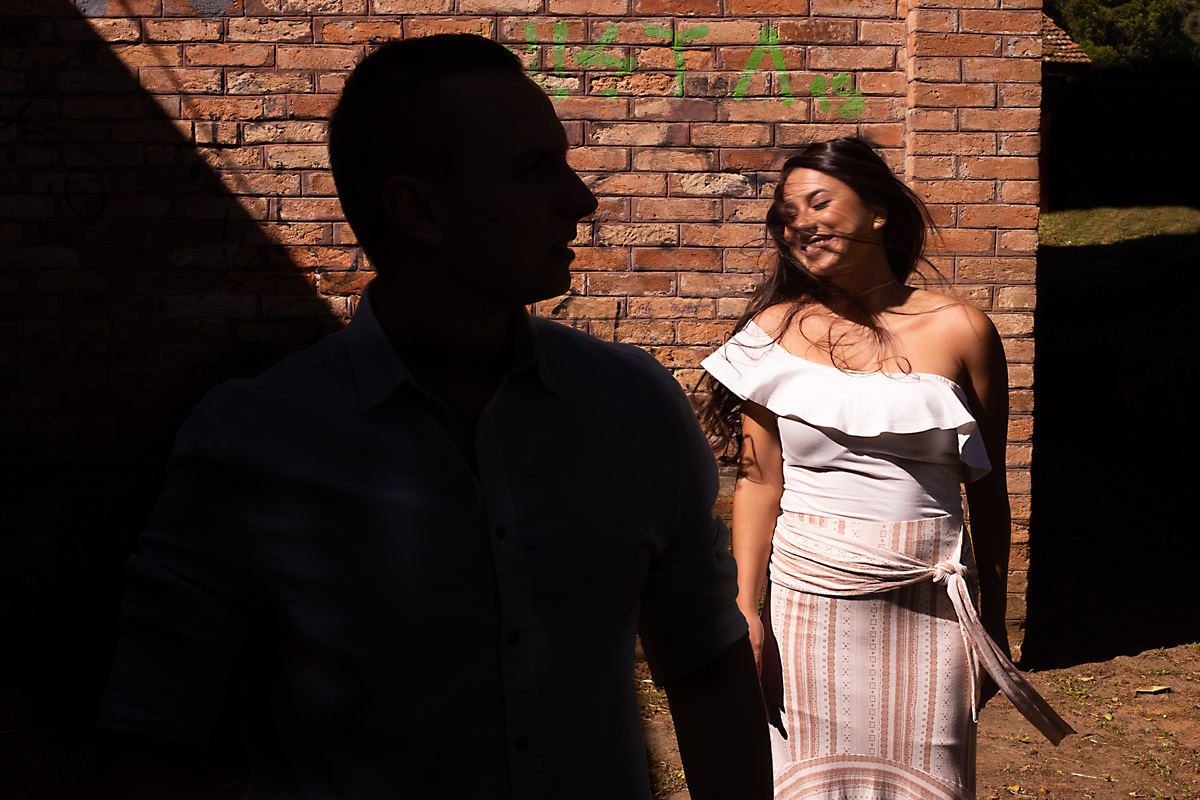 Ensaio Pre Wedding realizado em Paranapiacaba da Bia e do Lucas 