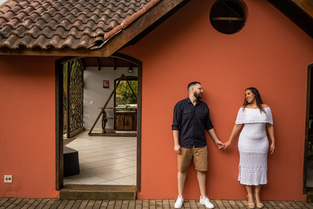 Ensaio Pre Wedding realidado no Buffet Ravena Garden da Julia e do Nicolas