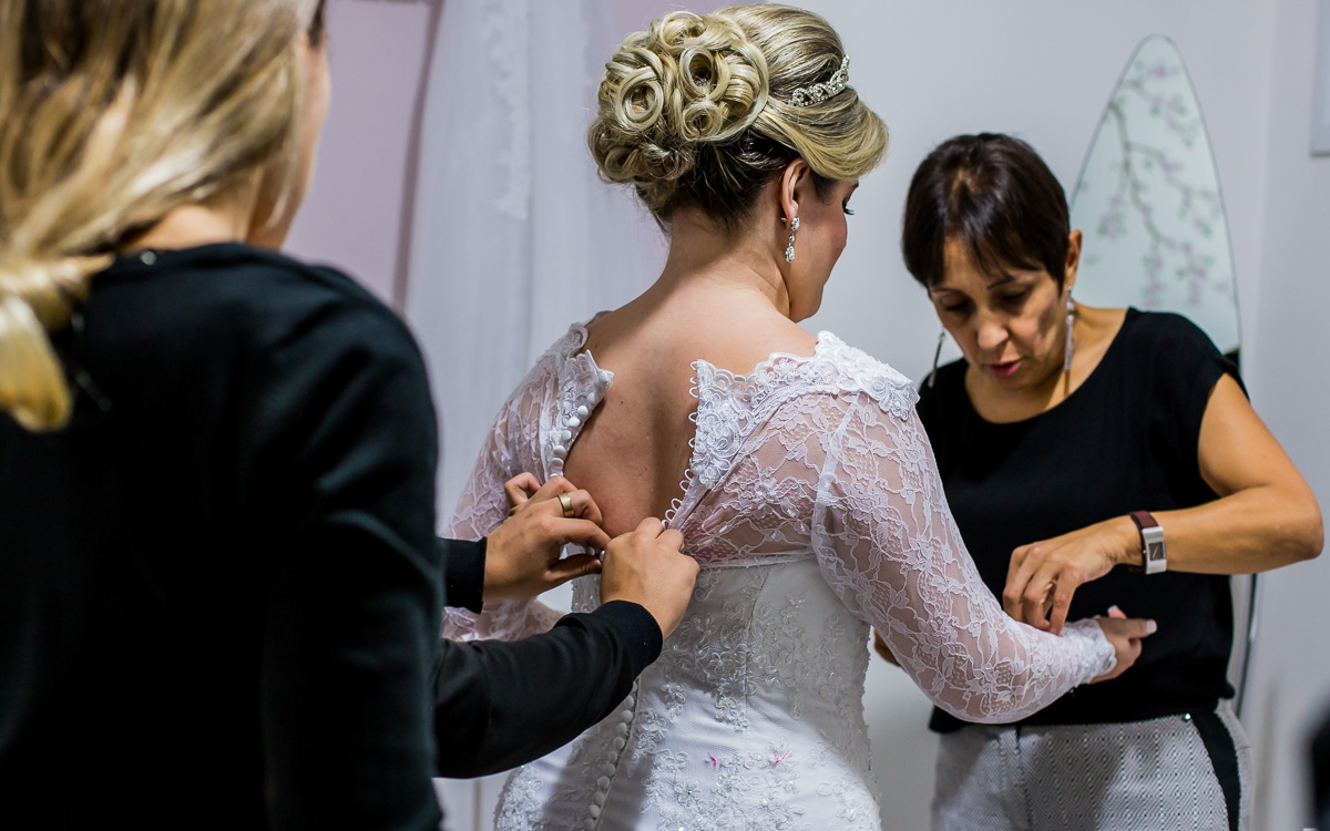 Vestido da Noiva Bruna no Casamento no Villa Borguese II