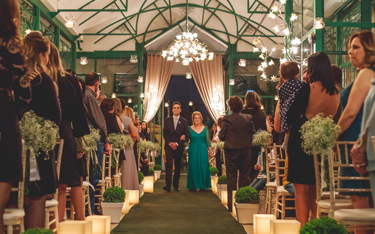 Entrada do Noivo no Espaço Villa Valentim