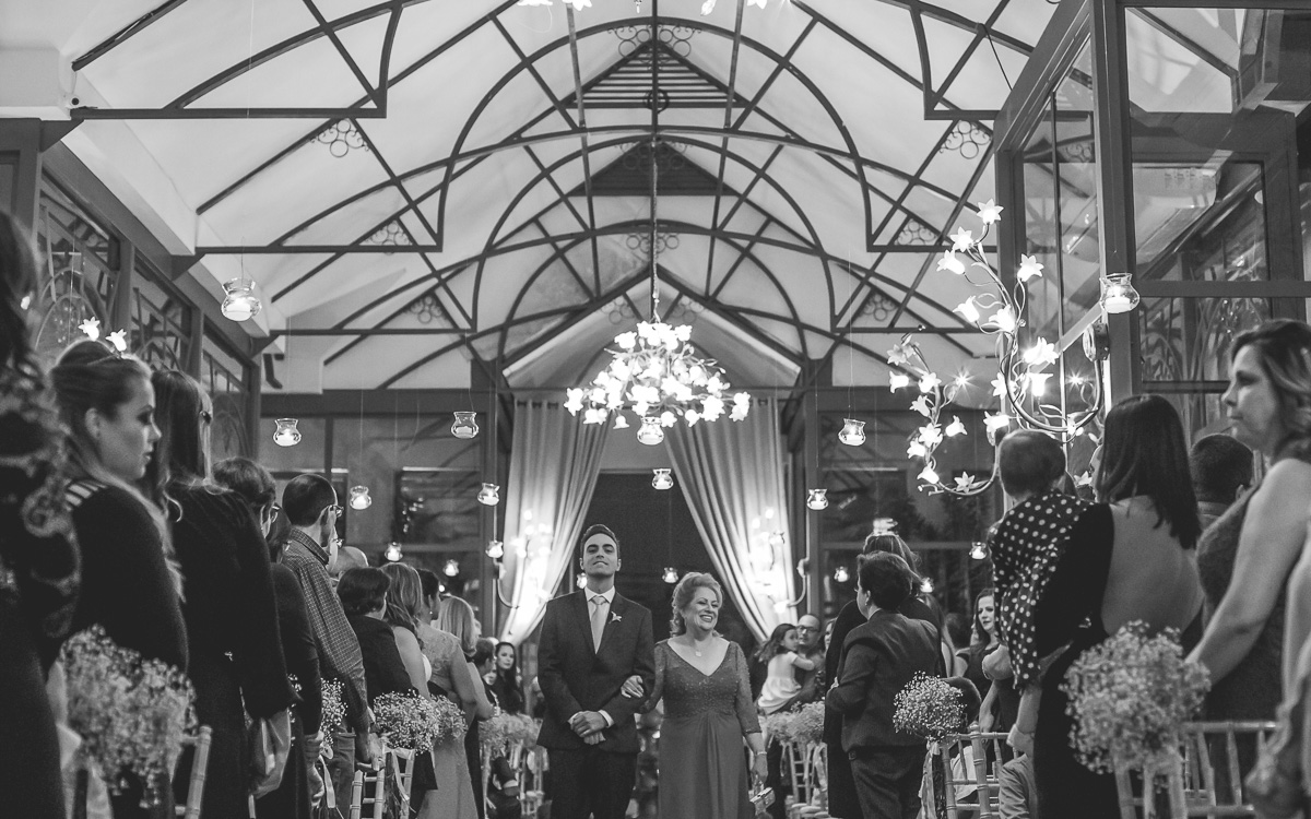 Espaço Villa Valentim foi o local do casamento da Larissa e do Alan