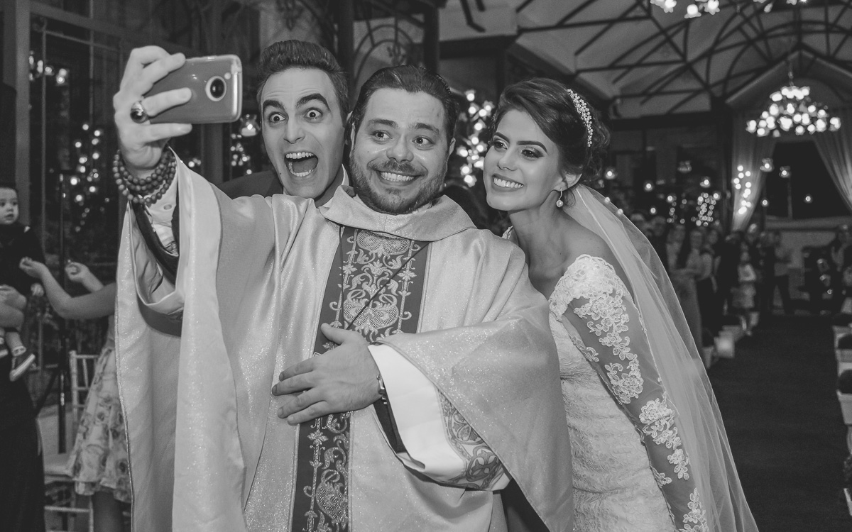 Espaço Villa Valentim foi o local do casamento da Larissa e do Alan