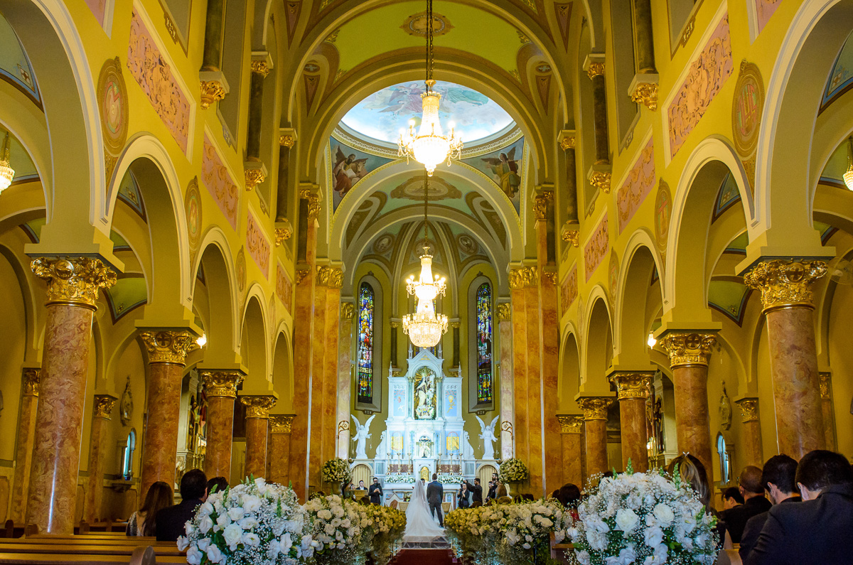 Casamento Joyce e Heitor realizado na  Igreja Santa Terezinha em São Paulo